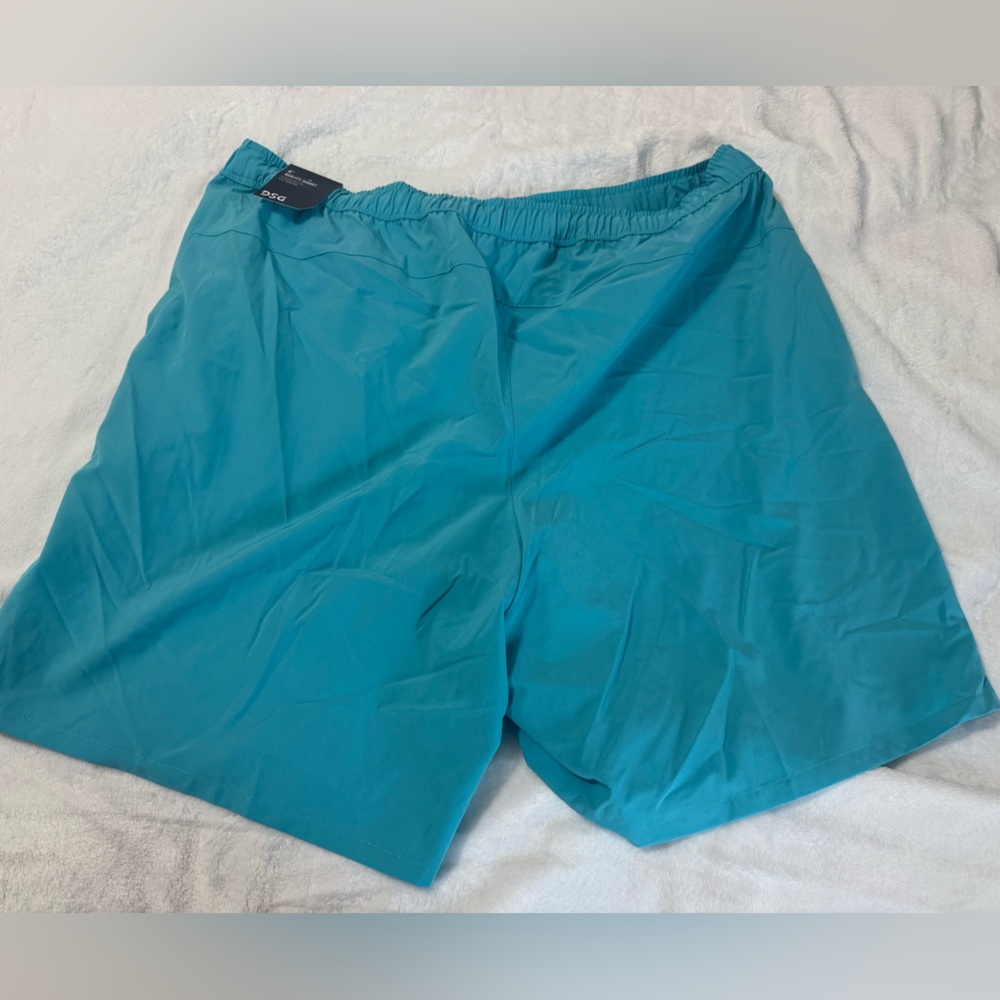 DSG Men’s Blue Spray 8” Agility Woven Short Size XL - Picture 2 of 8